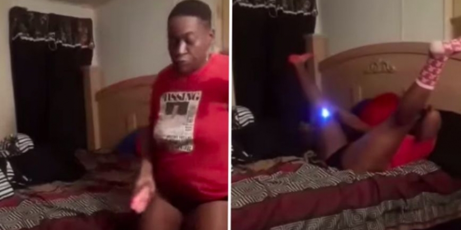 Woman mistakes taser for a vibrator! OUCH!