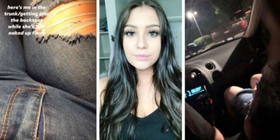 Student hides in boyfriend's car boot to catch mate trying to shag him