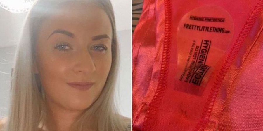 Pretty Little Thing customer finds skidmarks and pubes in crotch of bodysuit
