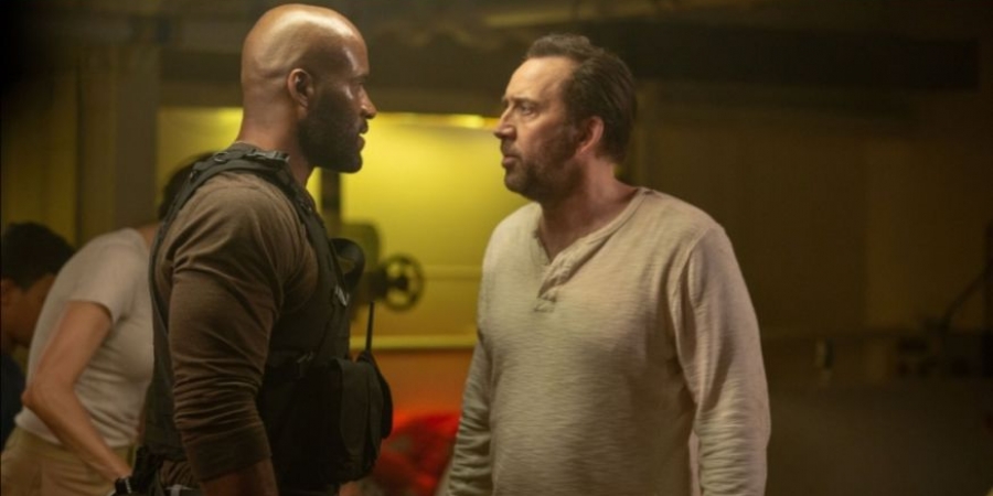Nicolas Cage's new movie 'Primal' sees him fighting wild animals on a ship!