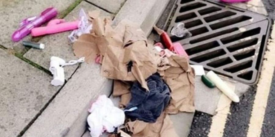 A huge bag of dildos has been found in small Somerset village
