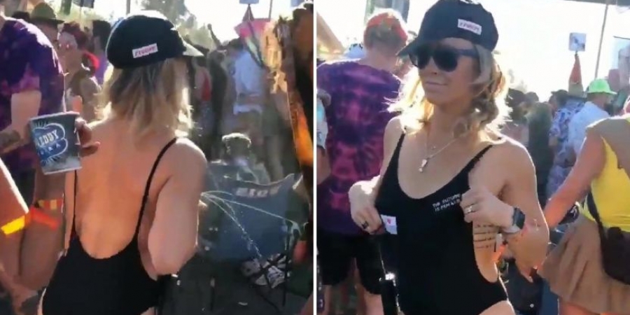 Watch this woman spray her breast milk into the crowd at EDM festival