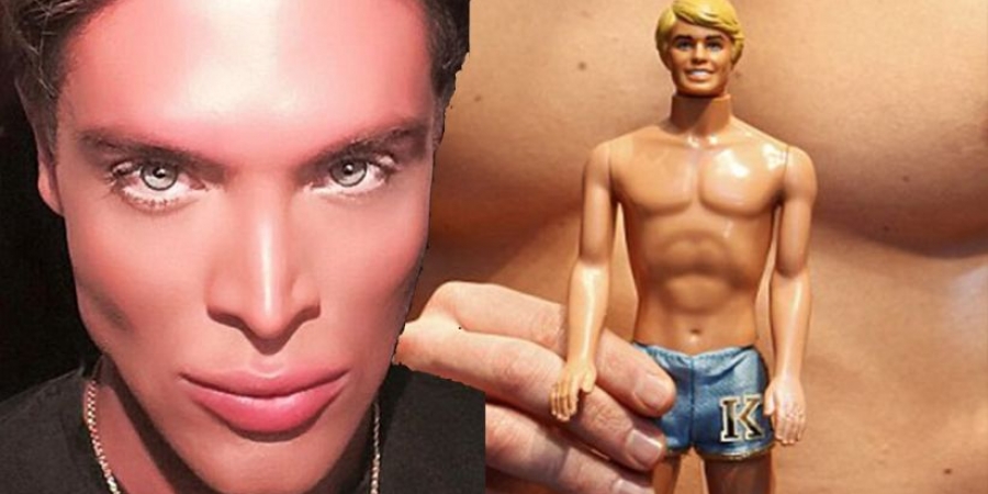 Dude spends Â£700,000 on surgery to look like human Ken doll!