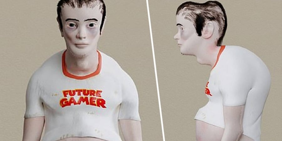 Hideous dummy shows what gamers will look like in 20 years!