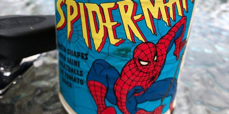Dude shares grim pics of 25 year out of date tin of Spider-Man pasta