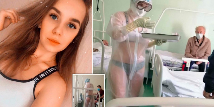 Nurse who wore see-through PPE lands herself a modelling contract!