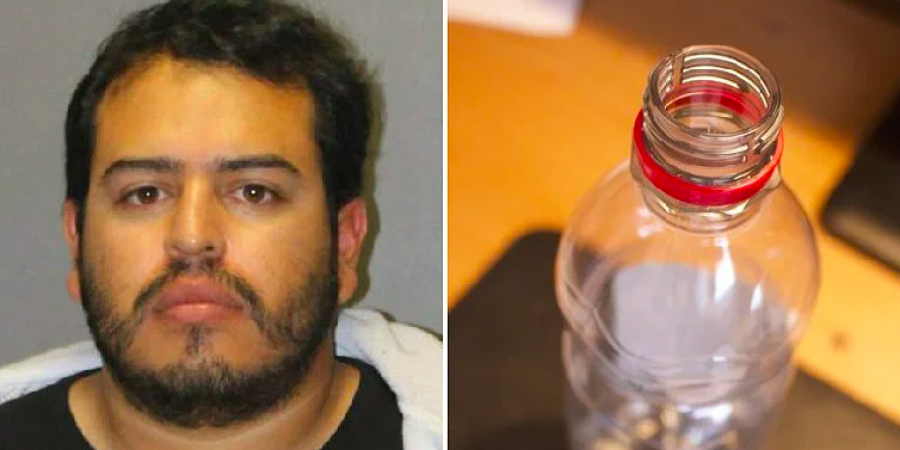 Dude jailed after spunking in co-workers water bottle