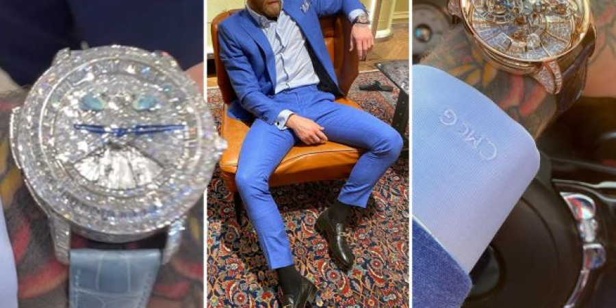 Conor McGregor shares pics of X-Rated watch that set him back Â£2.2m