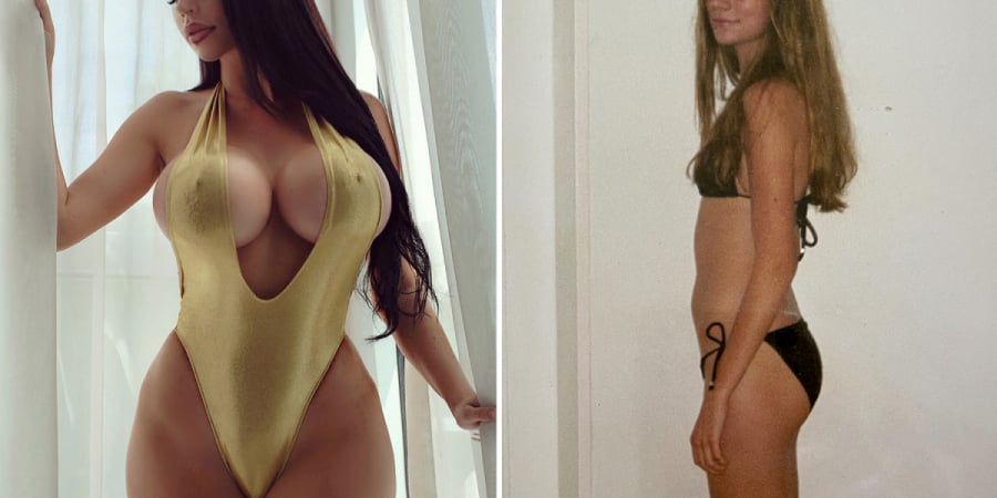 Model transforms “skinny†frame with 4 boobs jobs and ass implants