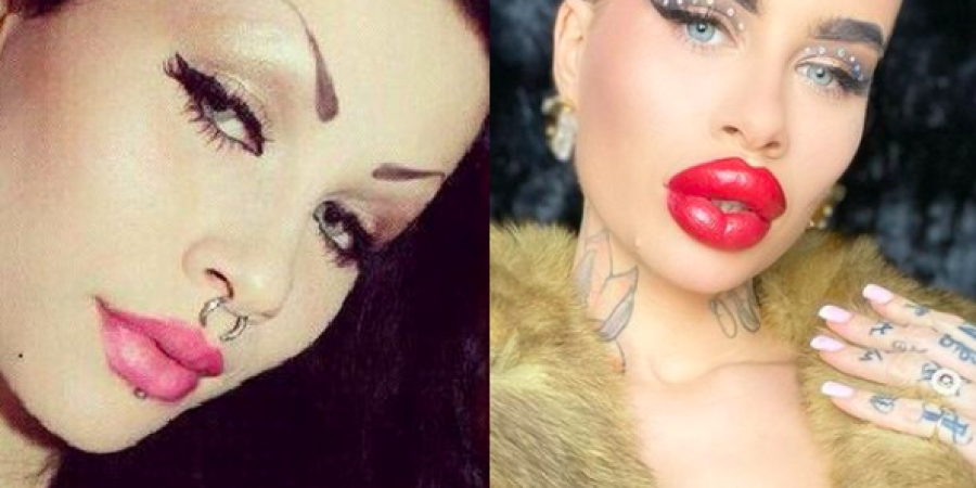 This model has spent thousands turning herself into a Gothic Fetish Barbie