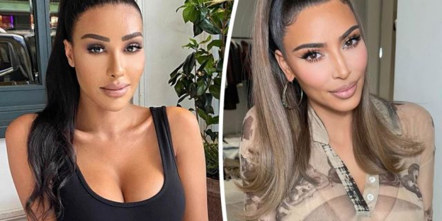 Here’s another model who’s spent a fortune to look like Kim Kardashian
