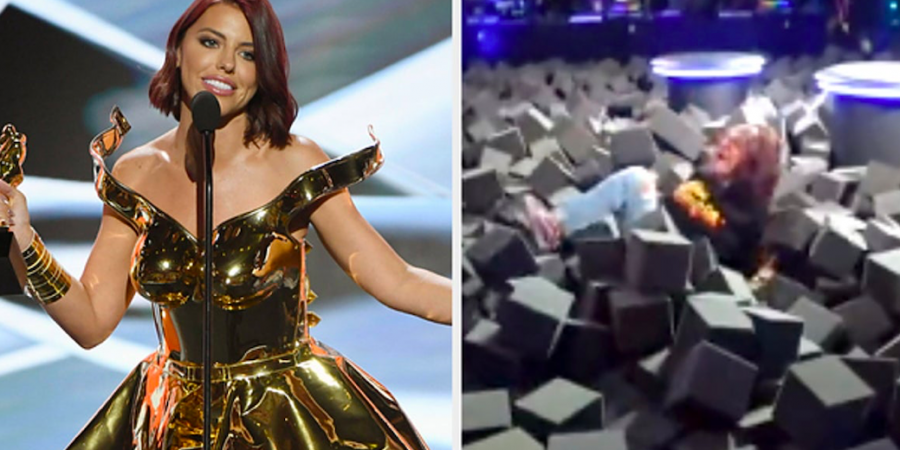Pornstar Adriana Chechik has broken her back in freak foam pit accident